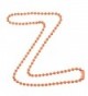 3.2mm Bright Copper Ball Chain Necklace with Extra Durable Color Protect Finish - C312IERSU5J