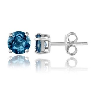 Sterling Silver London Topaz Earrings