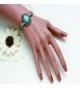 Susenstone Plated Turquoise Bracelet Adjust
