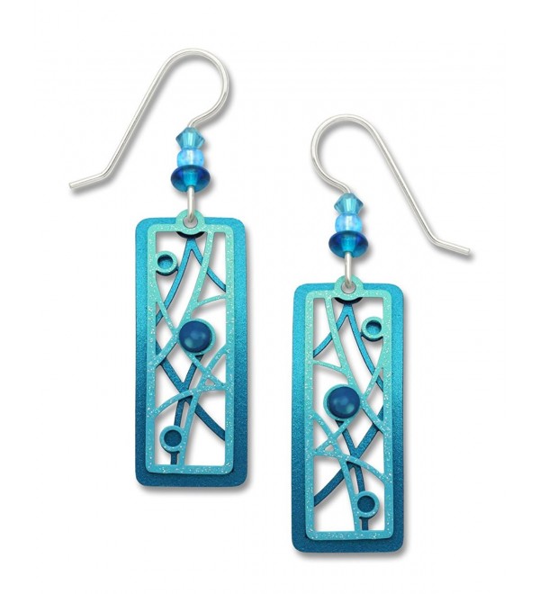 Adajio by Sienna Sky Aqua 2-Part Twigs and Bubbles Earrings 7651 - CJ11Y2T6R0J