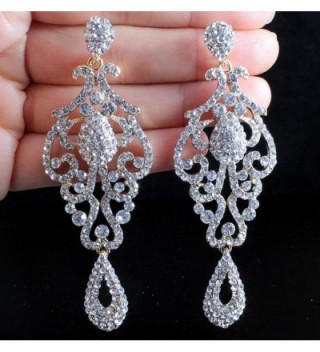 Austrian Rhinestone Chandelier Earrings E2090