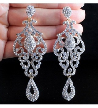 Austrian Rhinestone Chandelier Earrings E2090