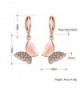 Lynlon Gold Plated Zirconia Butterfly Earrings in Women's Drop & Dangle Earrings