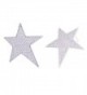 OBONNIE Sparking Micro Pave Cubic Zirconia Pentagram Star 925 Sterling Silver Stud Earrings For Women - CR17AA00HAE