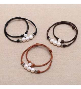 Double Strand Leather Necklace Jewelry