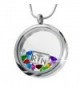 Floating Locket Set Registered Nurse Symbol + 12 Crystals + Charm- Neonblond - CD11I4Q6NIH