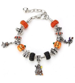 Novadab Spooky Halloween Shamballa Charms (includes six beautiful shamballa beads) - CR184AKLIEL