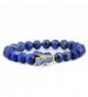 Simulated Lapis Sterling Cloisonne Butterfly Bracelet