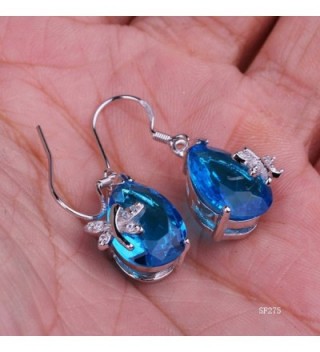 Bigood Crystal Dragonfly Earings Eardrop
