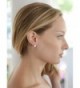 Mariell Earrings Pear Shaped Zirconia Solitaire in Women's Clip-Ons Earrings