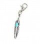 Pro Jewelry Dangling "Tribal Feather" Clip-on Bead for Charm Bracelet 00241 - CY11O086U45