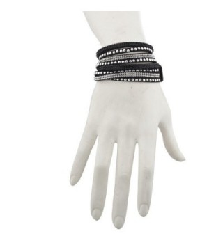 Lux Accessories Studded Crystal Bracelet