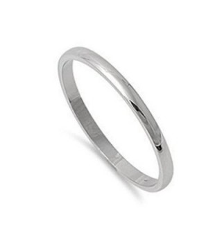 2mm Stainless Steel Comfort Fit Unisex Wedding Band Ring Sizes 5- 6- 7- 8- 9- 10- 11- 12- 13 w/ Gift Pouch (8) - CR129NMKH5Z