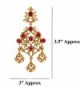 Touchstone bollywood filigree chandelier earrings in Women's Drop & Dangle Earrings