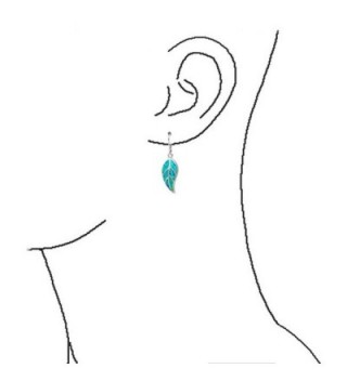 Bling Jewelry Synthetic Sterling Leverback in Women's Drop & Dangle Earrings