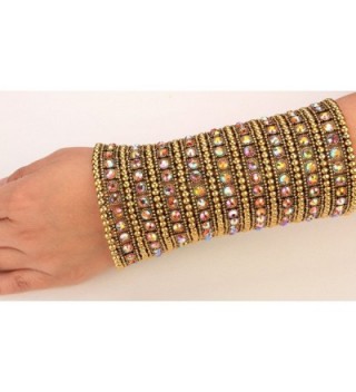 YACQ Jewelry Multilayer Crystal Bracelet