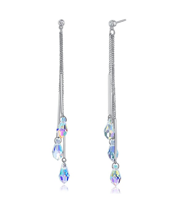 Earrings Sterling Swarovski Element Crystals - CX184G04TI6