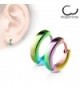 Earrings Surgical Stainless Rhodium Hypoallergenic