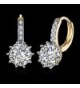 INALIS Womens Earrings KZCE117 Platinum