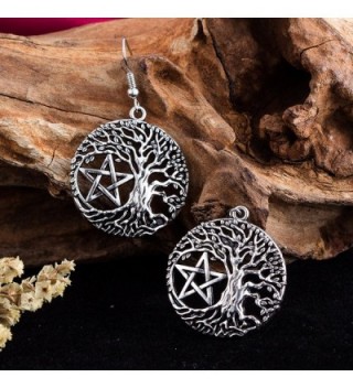 Yggdrasil Pentacle Pentagram Portugal Earrings