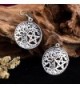 Yggdrasil Pentacle Pentagram Portugal Earrings in Women's Drop & Dangle Earrings