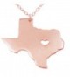 Joyplancraft Texas State Necklace Shaped