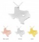 Joyplancraft Texas State Necklace Shaped in Women's Pendants
