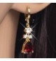 YAZILIND Luxury Plated Dangle Earrings in Women's Drop & Dangle Earrings