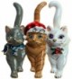 Lova Jewelry Christmas Triple Cat Pin - CL128T51I8H