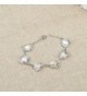 Silver Bracelet Freshwater Cultured Beaded in Women's Link Bracelets