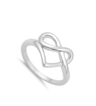 Pretzel Infinity Promise Sterling Silver