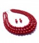 Women Layers Necklace Earring Handmade in Women's Jewelry Sets