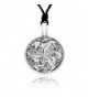 Dan's Jewelers Celtic Horse Necklace Pendant Irish Triskele Knot Spiral Pattern- Fine Pewter Jewelry - CP11176H10P