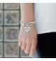 Sister Bracelet Silver Lobster Crystal