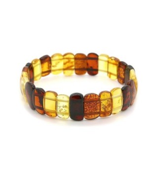 Genuine Natural Multicolored Stretch Bracelet
