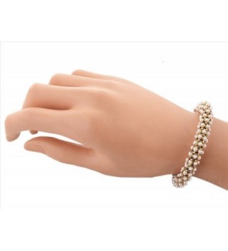 Zephyrr Adjustable Golden Pearls Bracelet