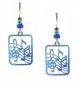 Sienna Sky Blue Treble Clef and Notes Earrings 1825 - C211JSQTLBN
