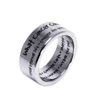 What Cancer Cannot Do Ring - Cancer Ring - Cancer Awareness Gifts - Recovery Jewelry - Inspirational Ring - CK11E9EAGU3