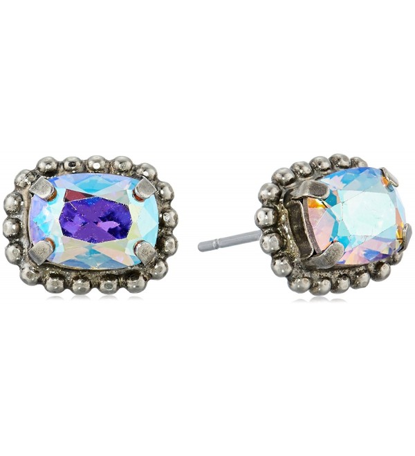 Sorrelli "Rainbow Quartz" Mini Emerald Embellished Post Stud Earrings - CV17XQ8I5DS