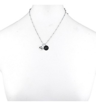 Lux Accessories Silvertone Astrological Necklace in Women's Pendants