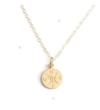 Compass Pendant Necklace Graduation Friend