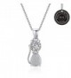 MAZU Necklace Sterling Zirconia Shinning - CZ186AI937M