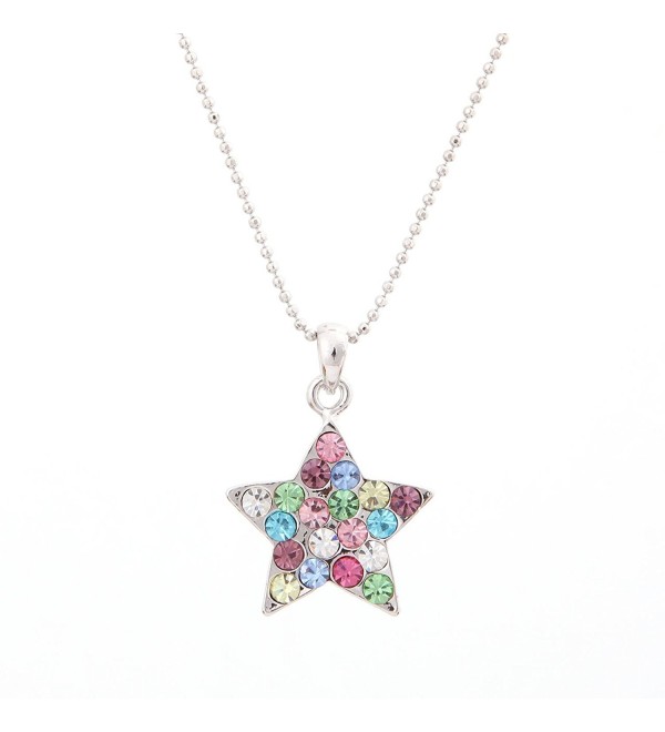 Swarovski Star Multi Colored Crystal Element Pendant - C611BC54XYN