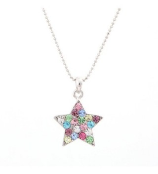 Swarovski Star Multi Colored Crystal Element Pendant - C611BC54XYN