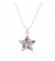 Swarovski Star Colored Crystal Element in Women's Chain Necklaces