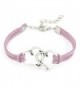 Susenstone Handmade Alloy Rope Charm Jewelry Weave Bracelet - C9121O22V83