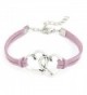 Susenstone Handmade Alloy Rope Charm Jewelry Weave Bracelet - C9121O22V83