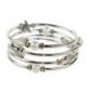 Silver Slinky Womens Bracelet Pearl - CB1836ZUW46