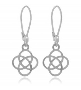 Sterling Silver Celtic Josephine Knot Earrings - CT1897YSYDC