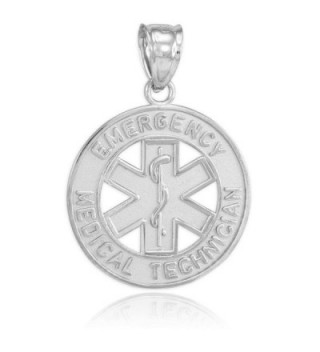 Sterling Emergency Medical Technician Necklace